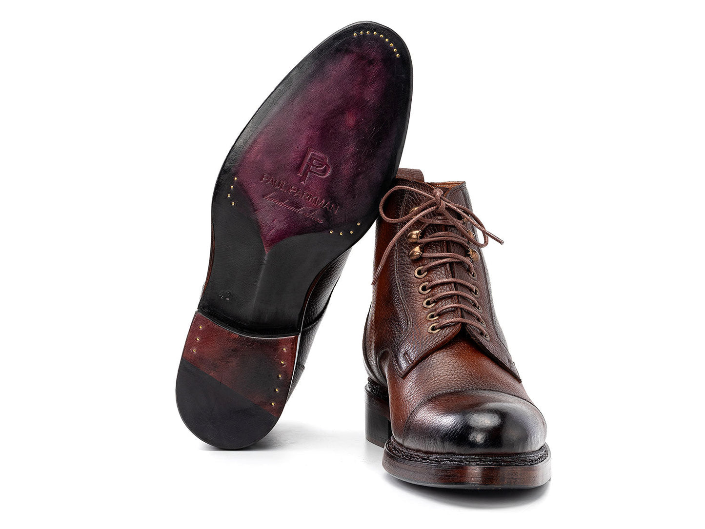 Paul Parkman Men's Brown Floater Leather Boots (ID#5075-FLB)